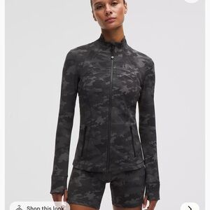 Lululemon Camo Black Define Jacket size 10